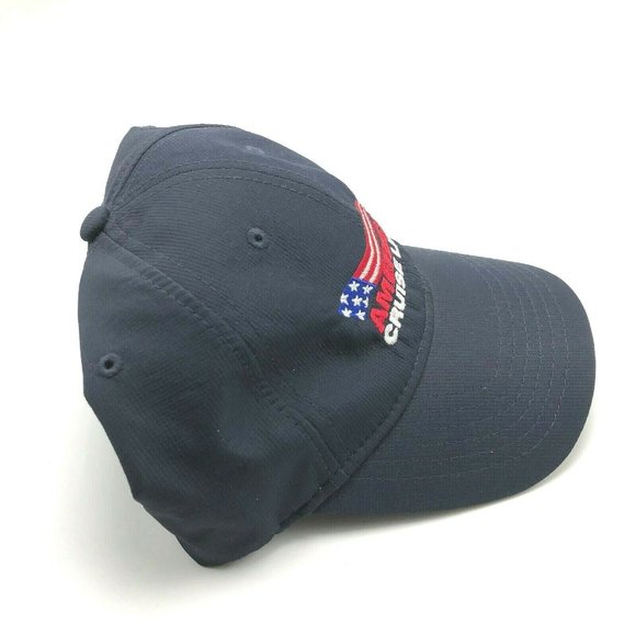 American Cruise Lines Hat Cap Strapback Navy Blue Patriotic Vacation Small Ship - Picture 5 of 9